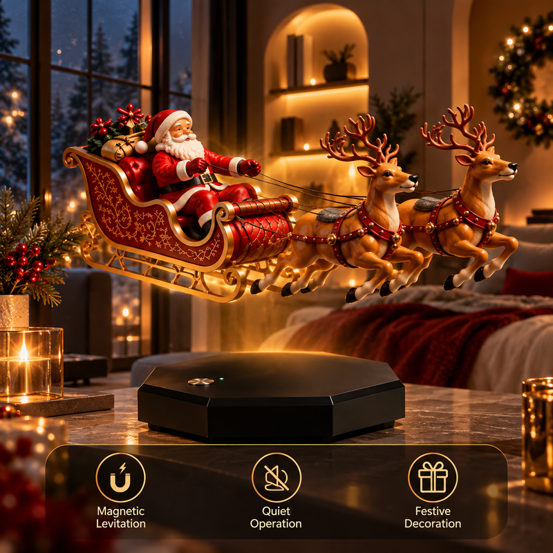 Santa's Flying Sleigh By Kiddely