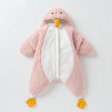 Children's Lambswool-like Split-leg Sleeping Bag